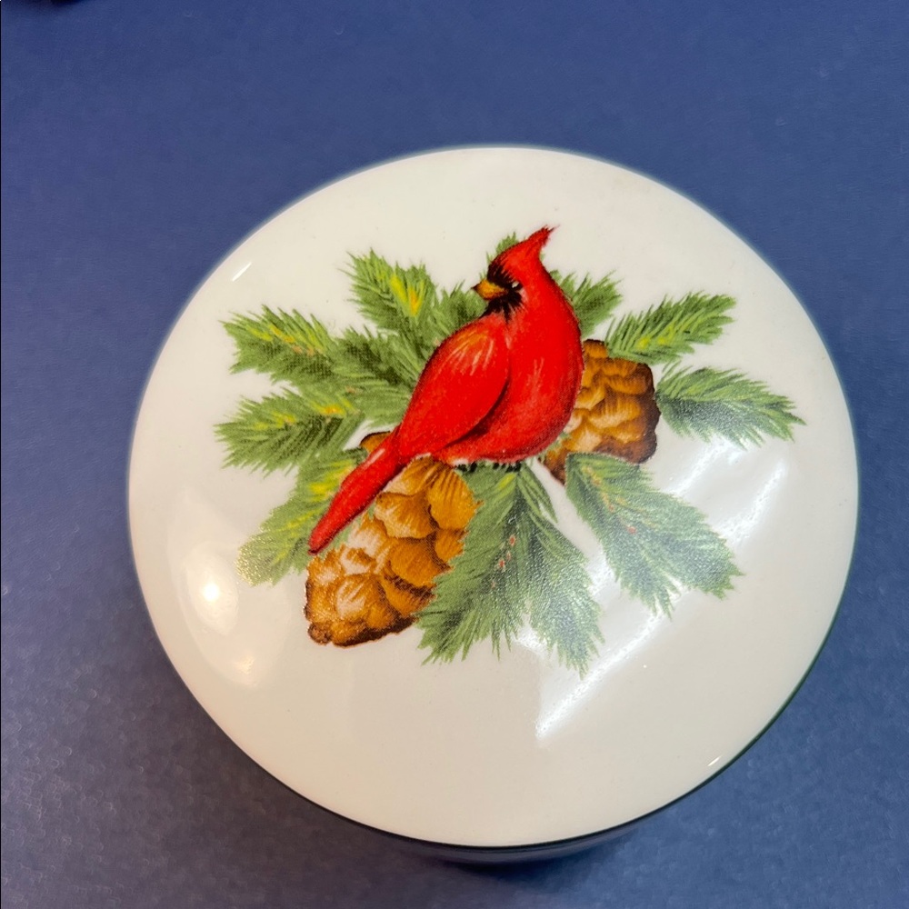 Cardinal Design Ceramic Jar - Picture 9 of 9